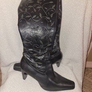 MIA Women's Black Size 8.5M High Calf Boots